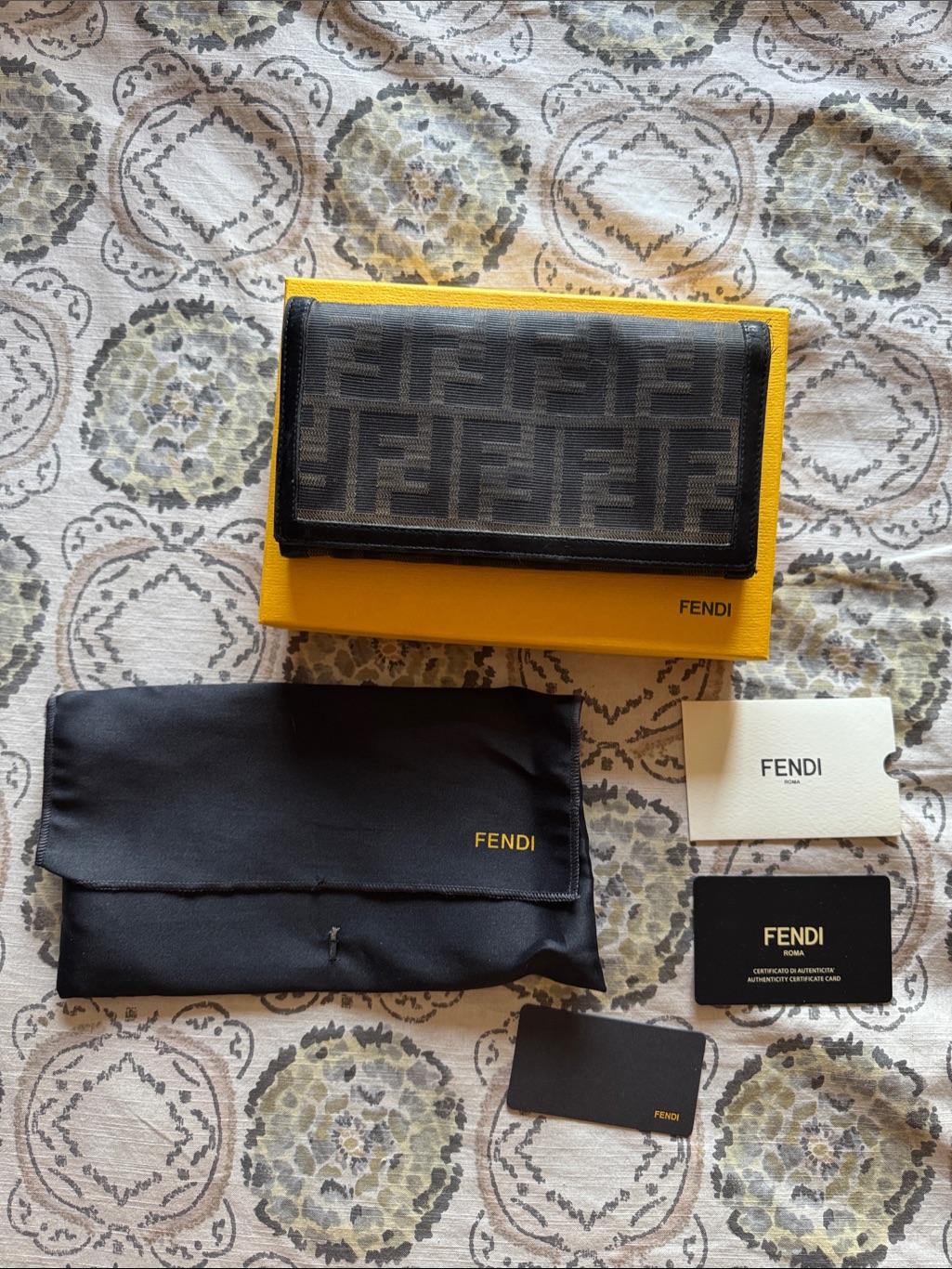 Vintage Authentic Fendi Wallet